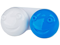 Pouzdra na kontaktní čočky - Pouzdro na čočky 3D - modré