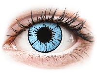 Crazy barevné kontaktní čočky - ColourVUE Crazy Lens - Blizzard - nedioptrické