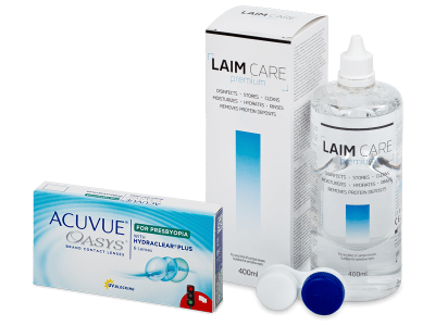 Acuvue Oasys for Presbyopia (6 čoček) + roztok Laim Care 400 ml