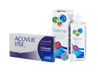 Acuvue Vita (6 čoček) + roztok Gelone 360 ml - Předchozí design