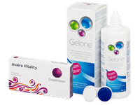 Avaira Vitality (6 čoček) + roztok Gelone 360 ml