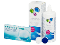 Bausch + Lomb ULTRA (6 čoček) + roztok Gelone 360 ml