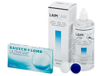 Bausch + Lomb ULTRA (6 čoček) + roztok Laim Care 400 ml