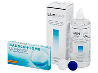 Bausch + Lomb ULTRA for Astigmatism (6 čoček) + roztok Laim Care 400 ml