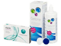 Clariti Multifocal (6 čoček) + roztok Gelone 360 ml