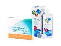 PureVision 2 for Astigmatism (3 čočky) + roztok Gelone 360 ml - Předchozí design