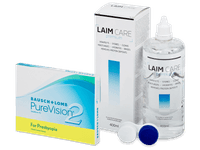 PureVision 2 for Presbyopia (3 čočky) + roztok Laim Care 400 ml