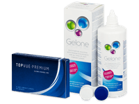 TopVue Premium (6 čoček) + roztok Gelone 360 ml