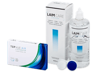 TopVue Air for Astigmatism (3 čočky) + roztok Laim Care 400 ml