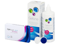 TopVue Air Multifocal (3 čočky) + roztok Gelone 360 ml