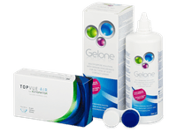 TopVue Air for Astigmatism (6 čoček) + roztok Gelone 360 ml