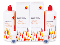 Roztok Refine One Step 2x 360 ml Roztoky na kontaktní čočky - Roztok Refine One Step 2x 360 ml