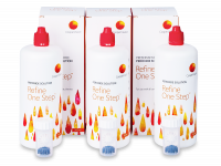 Roztok Refine One Step 3x 360 ml Roztoky na kontaktní čočky - Roztok Refine One Step 3x 360 ml