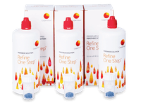 Roztok Refine One Step 3x 360 ml Roztoky na kontaktní čočky - Roztok Refine One Step 3x 360 ml