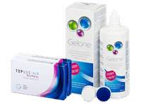TopVue Air Multifocal (6 čoček) + roztok Gelone 360 ml