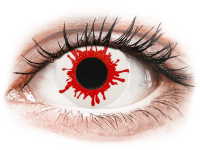Crazy barevné kontaktní čočky - ColourVUE Crazy Lens - Wild Blood - nedioptrické jednodenní