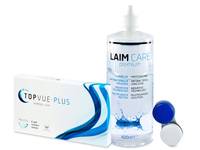 TopVue Plus (6 čoček) + roztok Laim Care 400 ml