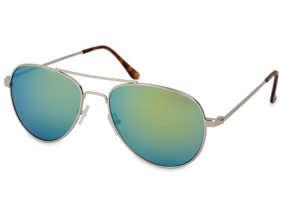 Sluneční brýle Silver Pilot - Blue/Green 
