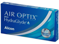 Měsíční kontaktní čočky - Air Optix plus HydraGlyde