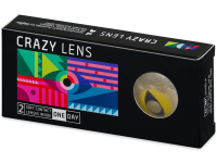 CRAZY LENS - Cat Eye Yellow - nedioptrické jednodenní (2 čočky)
