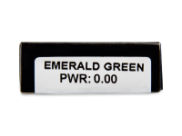 CRAZY LENS - Emerald Green - nedioptrické jednodenní (2 čočky)