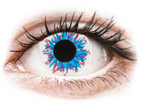 Crazy barevné kontaktní čočky - CRAZY LENS - Harlequin - nedioptrické jednodenní