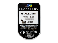 CRAZY LENS - Harlequin - dioptrické jednodenní (2 čočky)