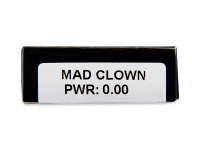 CRAZY LENS - Mad Clown - nedioptrické jednodenní (2 čočky)