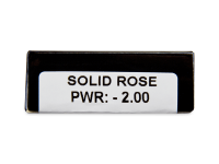 CRAZY LENS - Solid Rose - dioptrické jednodenní (2 čočky)