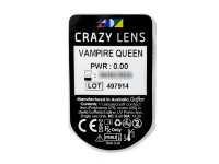 CRAZY LENS - Vampire Queen - nedioptrické jednodenní (2 čočky)