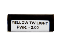 CRAZY LENS - Yellow Twilight - dioptrické jednodenní (2 čočky)