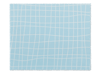 Příslušenství - Čisticí hadřík na brýle - světle modrý s mřížkou