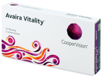 Měsíční kontaktní čočky - Avaira Vitality