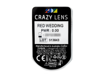 CRAZY LENS - Red Wedding - nedioptrické jednodenní (2 čočky)