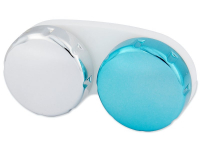 Pouzdra na kontaktní čočky - Pouzdro na čočky zrcadlové - modré
