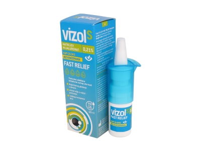 Oční kapky Vizol S 0,21% 10 ml 