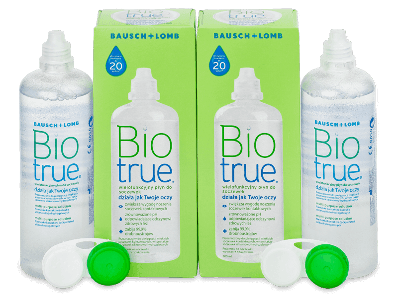 Roztok Biotrue 2x 300 ml - Výhodné dvojbalení roztoku