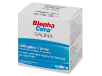 Příslušenství - BlephaCura Salina sterilní ubrousky pro péči o oční víčka 20 ks