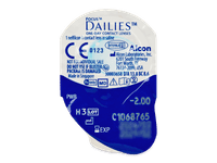 Focus Dailies All Day Comfort (90 čoček) - Vzhled blistru s čočkou