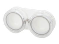Pouzdra na kontaktní čočky - Pouzdro na čočky - průhledné bílé