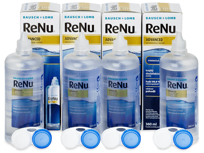 Roztok ReNu Advanced 4x 360 ml - Economy 4-pack - solution