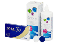 TOTAL30 (6 čoček) + roztok Gelone 360 ml
