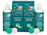 Roztok SoloCare Aqua 2 x 360ml Roztoky na kontaktní čočky - Roztok SoloCare Aqua 2 x 360ml