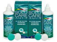 Roztoky na kontaktní čočky - Roztok SoloCare Aqua 2 x 360ml