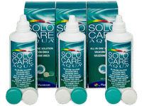 Roztok SoloCare Aqua 3 x 360 ml Roztoky na kontaktní čočky - Roztok SoloCare Aqua 3 x 360 ml