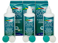 Roztoky na kontaktní čočky - Roztok SoloCare Aqua 3 x 360 ml