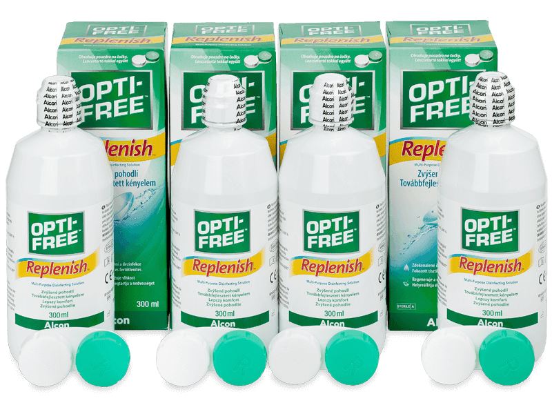 Roztok OPTI-FREE RepleniSH 4x 300 ml - Economy 4-pack - solution