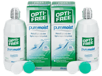Roztok OPTI-FREE PureMoist 2 x 300 ml - Výhodné dvojbalení roztoku