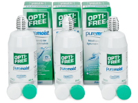 Roztoky na kontaktní čočky - Roztok OPTI-FREE PureMoist 3 x 300 ml