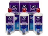 Roztok AO SEPT PLUS HydraGlyde 3x 360 ml - Economy 3-pack - solution